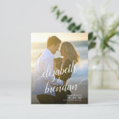 モダンスクリプト日付の予算を保存結婚する (スタンド正面)