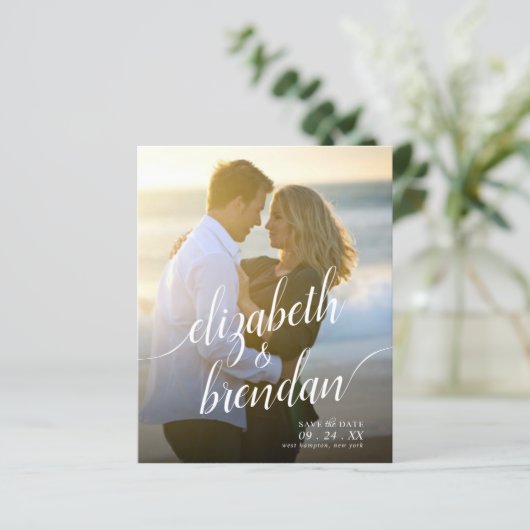 モダンスクリプト日付の予算を保存結婚する (スタンド正面)