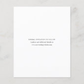 モダンスクリプト日付の予算を保存結婚する (裏面)