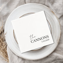 モダンスクリプト結婚式名前と日付のオリジナルデザイン