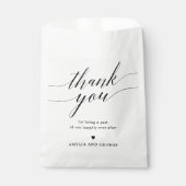 モダンスクリプト編集可能カラー フェイバーバッグ (正面)