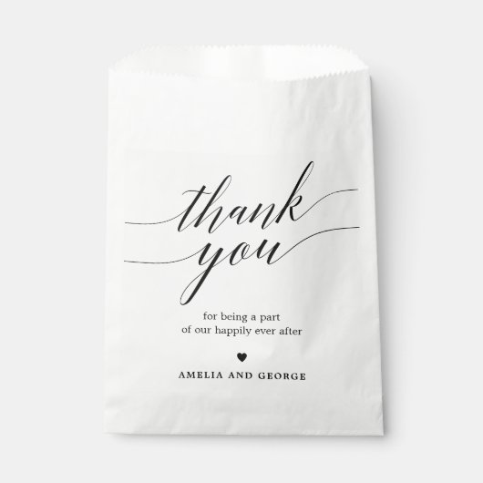 モダンスクリプト編集可能カラー フェイバーバッグ (正面)