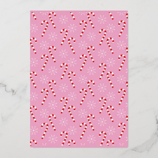 モダンスクリプト縦わんこ写真ホリデーカード 箔シーズンカード (裏面)