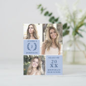 モダンスクリプト3 フォト 卒業パーティー 招待状 (スタンド正面)