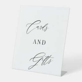 モダンスクリプト | カードとギフト ウェディング テーブルデコ 台座サイン