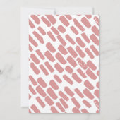 モダンスクリプト ツーフォト ウェディング招待状 招待状 (裏面)