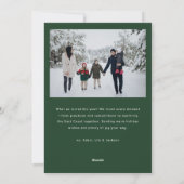 モダンスクリプト　ハッピーホリデー｜２つの写真を追加 シーズンカード (裏面)