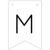 モダンスクリプト ブライダルシャワー バンティングフラッグ (第3の旗)