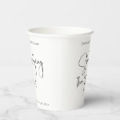 モダンスクリプト ブライダルシャワー 彼女は結婚する 紙コップ (右)