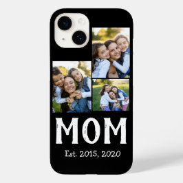モダンスクリプト ブラック 3枚の写真 ママになりました Case-Mate iPhone 14ケース