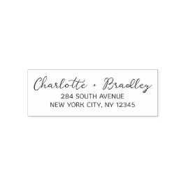 モダンスクリプト プロフェッショナル パーソナル 返信住所 セルフインキングスタンプ