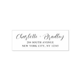 モダンスクリプト プロフェッショナル パーソナル 返信住所 セルフインキングスタンプ