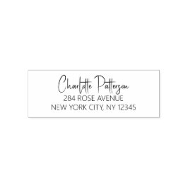 モダンスクリプト プロフェッショナル パーソナル 返信住所 セルフインキングスタンプ