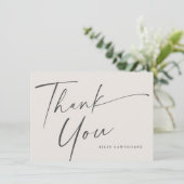 モダンスクリプト ボーホー ブライズシャワー サンキューカード (スタンド正面)