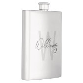 モダンスクリプト 個人名とイニシャル フラスク (右)