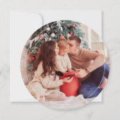 モダンスクリプト「最も楽しいクリスマスを」ホリデー写真 (裏面)