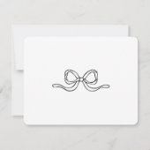 モダンスクリプト 結婚式の準備中 ブライズシャワー サンキューカード (裏面)