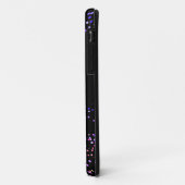 モダンスクリプト 黒 ピンク コンフェティ おしゃれ 卒業 Case-Mate iPhoneケース (裏面/左)