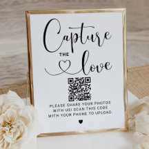 モダンスクリプトQRフォト「Capture the Love」