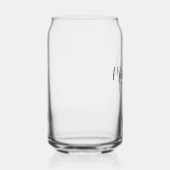 モダンスクリプパーソナライズされたトのbridesmaid名 ガラス缶 (右)