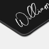 モダンスクリプパーソナライズされたト名 デスクマット (コーナー)