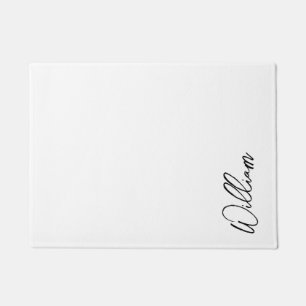 モダンスクリプパーソナライズされたト名 ドアマット