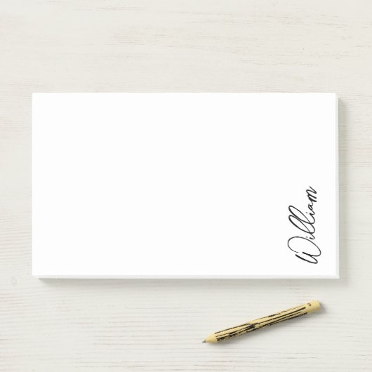 モダンスクリプパーソナライズされたト名 ポストイット (デスク)