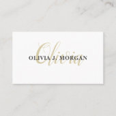 モダンスクリプミニマルト名 名刺 (正面)