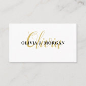 モダンスクリプミニマルト名 名刺 (正面)