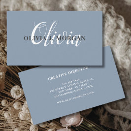 モダンスクリプミニマルト名 名刺