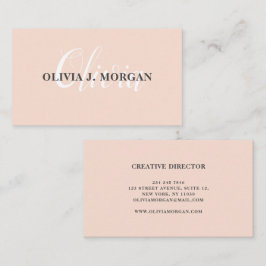 モダンスクリプミニマルト名 名刺