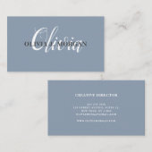 モダンスクリプミニマルト名 名刺 (正面/裏面)