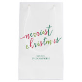 モダンスクリプメリート「クリスマス」 スモールペーパーバッグ (正面)