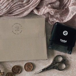 モダンスクリプ結婚トの循環アドレス セルフインキングスタンプ