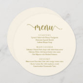 モダンスクリプ結婚ト メニュー (正面/裏面)