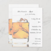 モダンスコッチグラス 招待状 (正面/裏面)