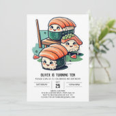 モダンスシバースデー 招待状 (スタンド正面)