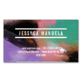 モダンスタイリストアート マグネット名刺 (正面)