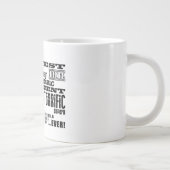 モダンスタイリッシュおもしろいズ素晴らしGodson ジャンボコーヒーマグカップ (右)