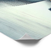 モダンスタイリッシュエレガント抽象芸術美人 ポスター (角)