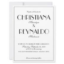 モダンスタイリッシュエレガント20sの結婚写真