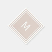 モダンスタイリッシュカスタム赤面 スタンダードカクテルナプキン (角)