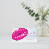 モダンスタイリッシュカラフル《写真》ぼけ味 名刺 (スタンド正面)