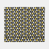 モダンスタイリッシュキュイカラフル フリースブランケット (正面(横))