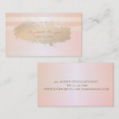 モダンスタイリッシュストライプの絵を描線 名刺 (正面/裏面)