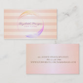 モダンスタイリッシュストライプの 名刺 (正面/裏面)