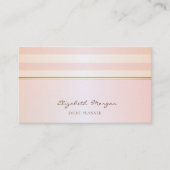 モダンスタイリッシュストライプの 名刺 (正面)