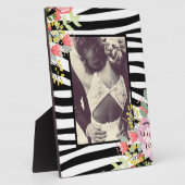 モダンスタイリッシュゼブラ フォトプラーク (側面)