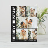 モダンスタイリッシュタイポグラフィ シーズンカード (スタンド正面)