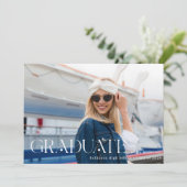 モダンスタイリッシュタイポグラフィ 案内状 (スタンド正面)